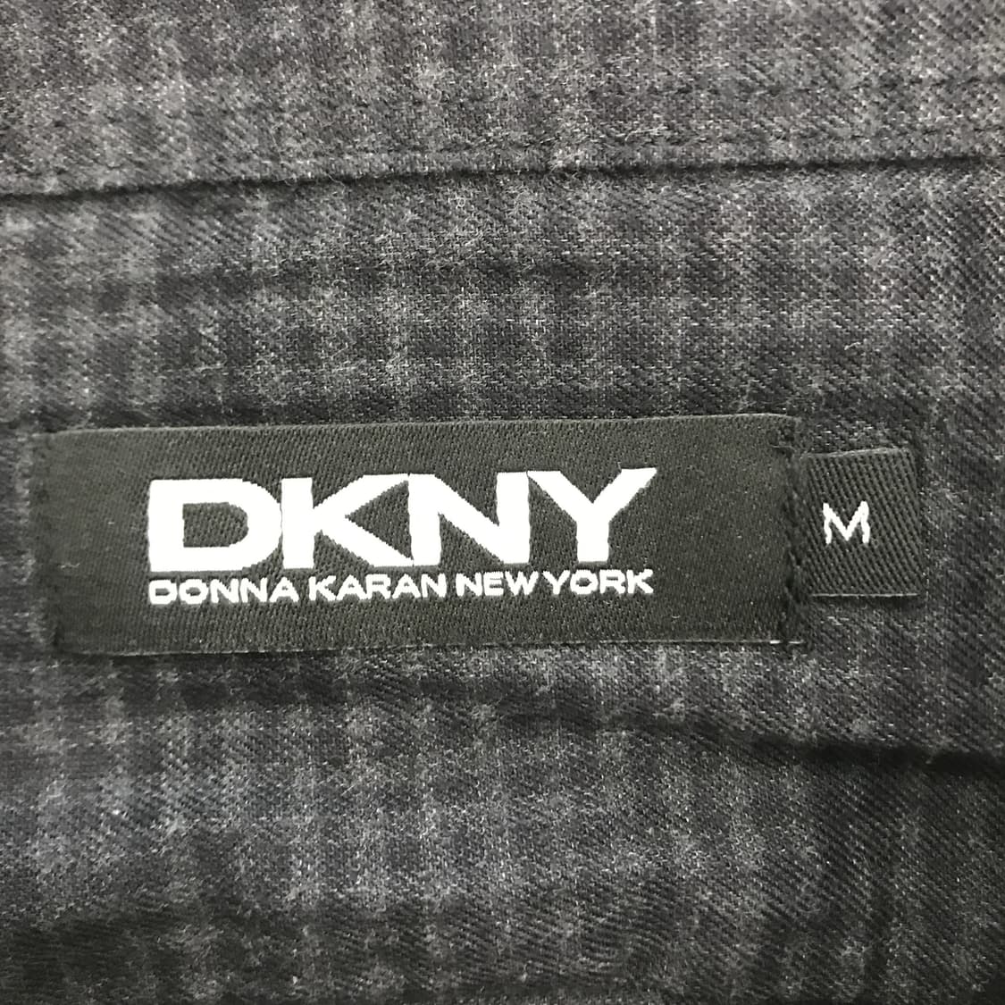 DKNY 깅엄 체크셔츠 블랙그레이 [M] 상품이미지4