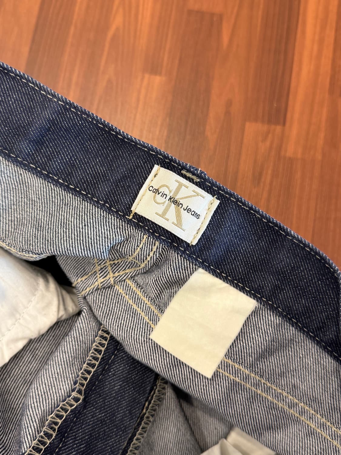 90-00s Calvin Klein 캘빈클라인 인디고 데님 팬츠 (29) 상품이미지8