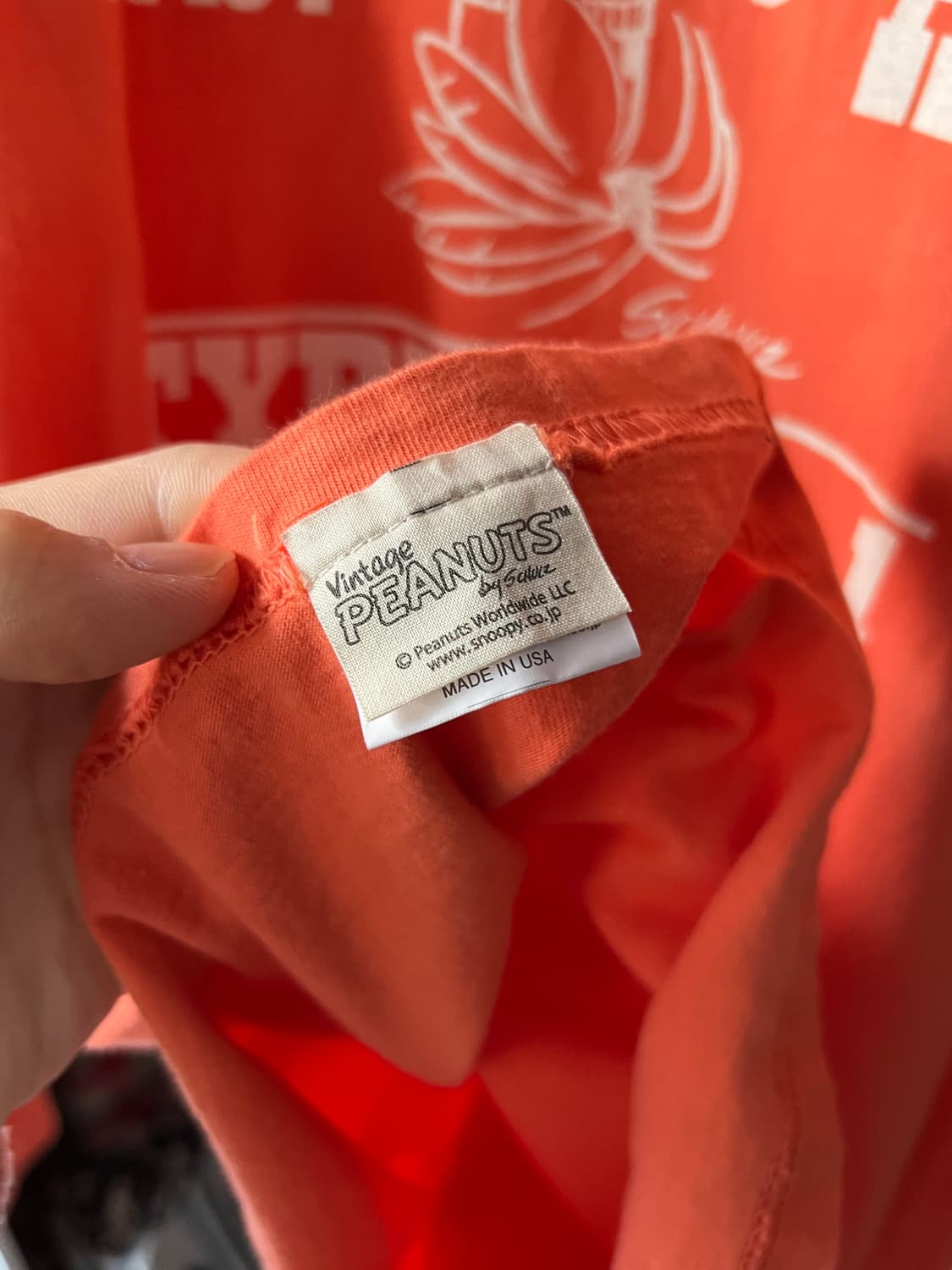 [2XL]버즈릭슨 Made in USA 스누피 롱슬리브 티셔츠 상품이미지5