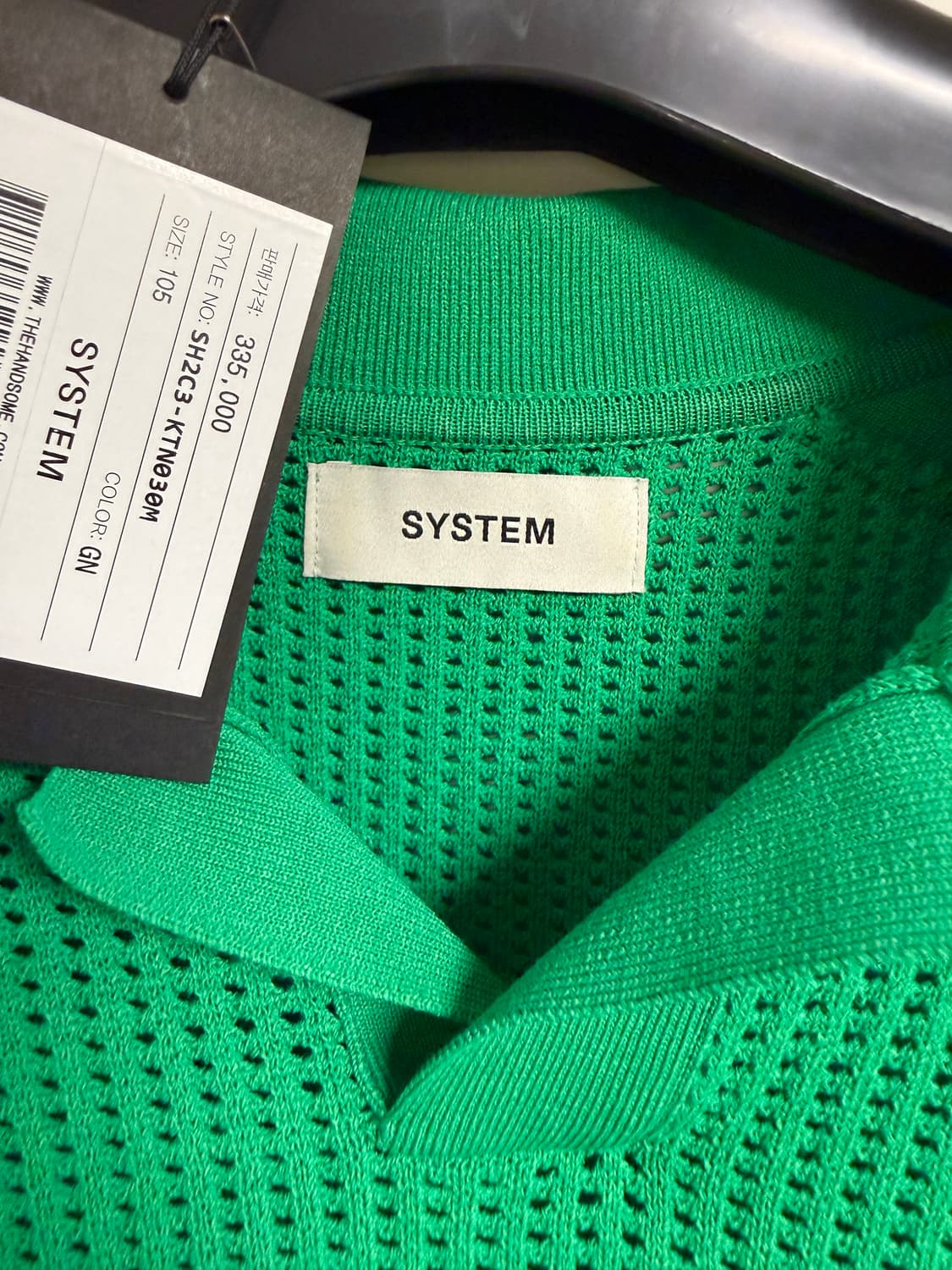 시스템옴므 반팔니트 105 상품이미지3