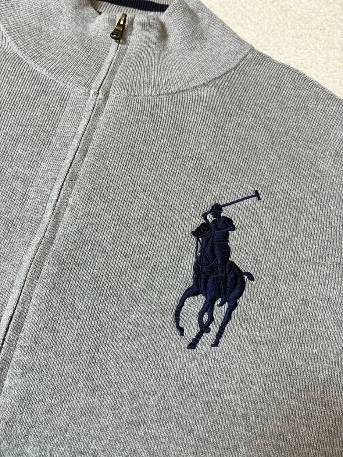 폴로 랄프로렌 100% 코튼 빅포니 니트 집업 PN7172 상품이미지3