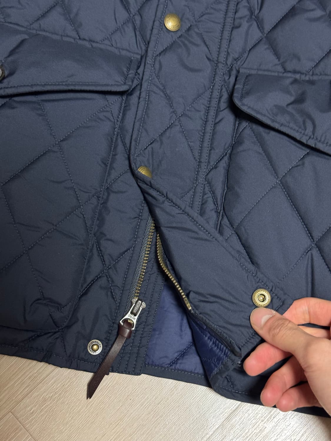 폴로 랄프로렌 발수 퀼트 자켓 네이비 m 상품이미지3