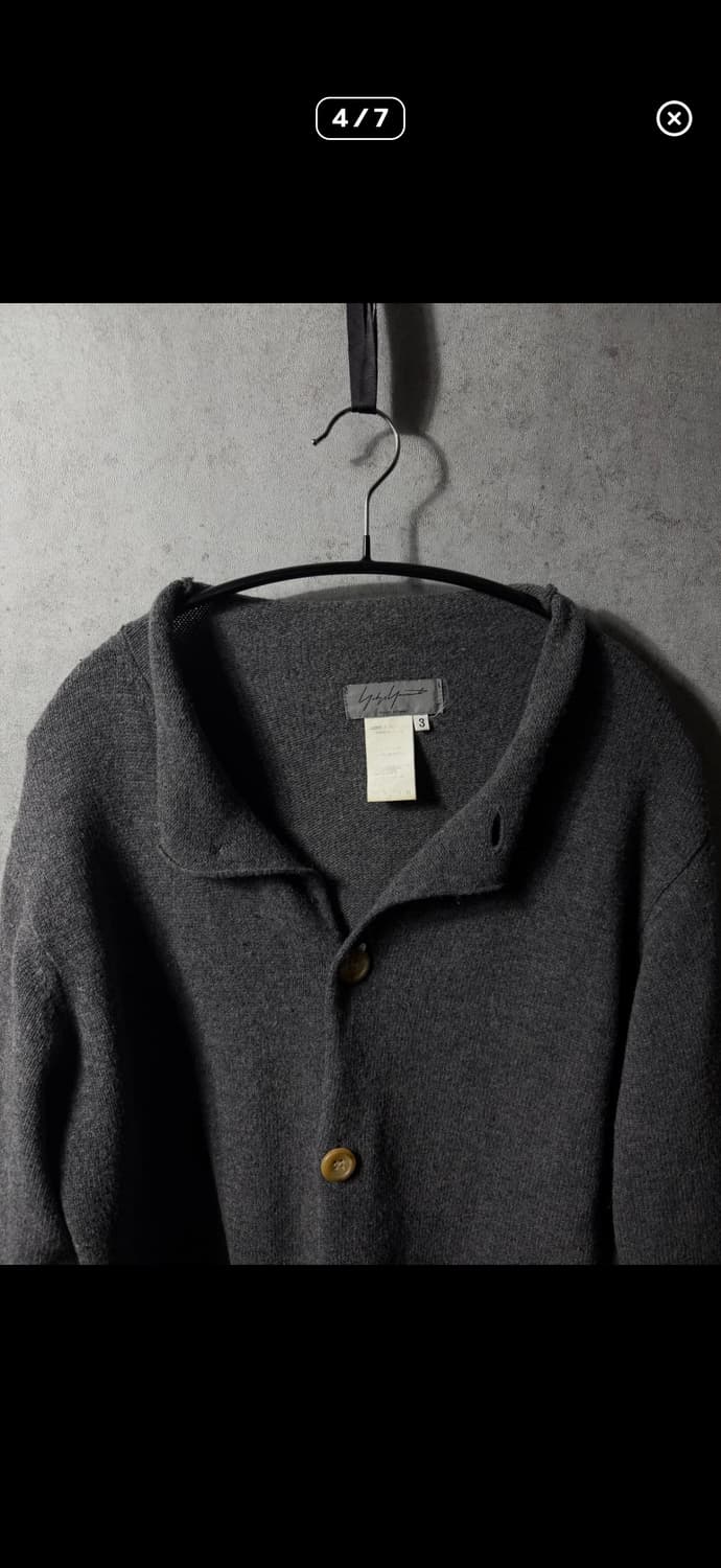 요지 야마모토 뿌르옴므 니트가디건 상품이미지3