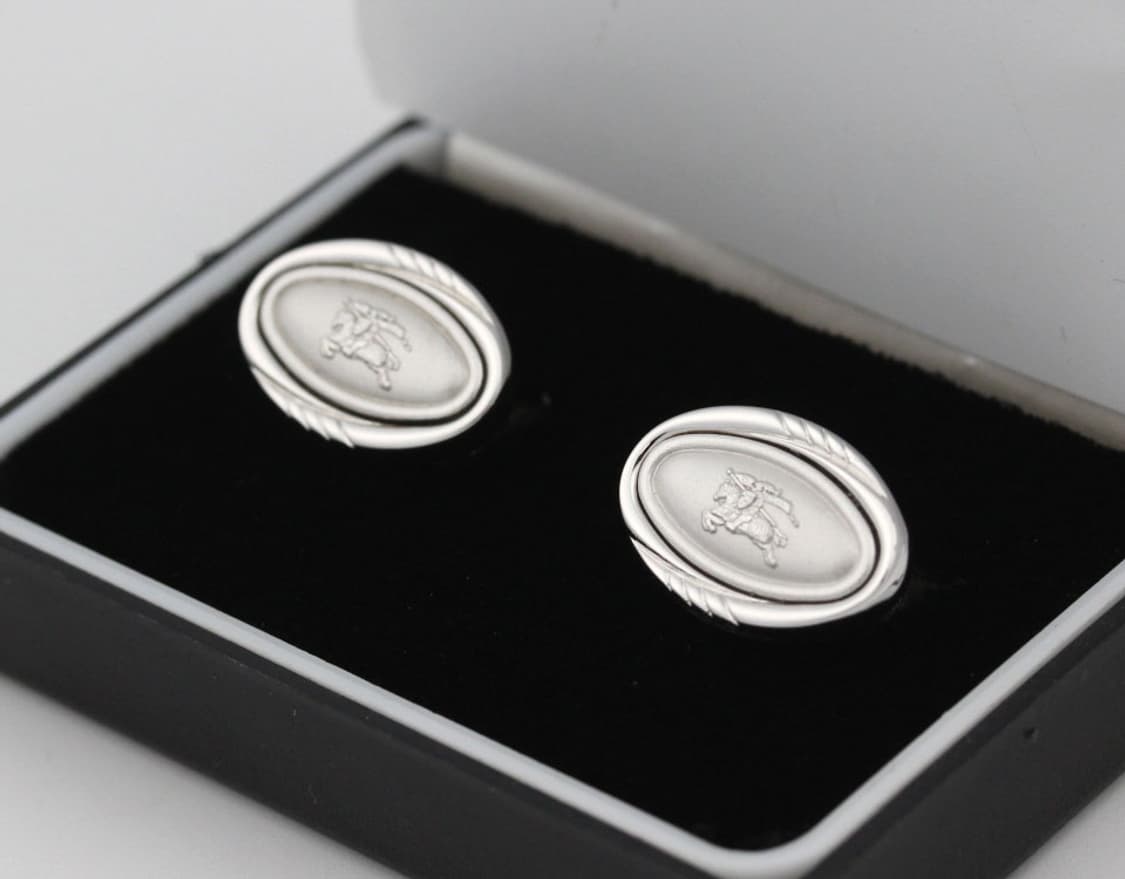 버버리 A+등급 기마로고 남자 명품 커프스 빈티지 상품이미지1