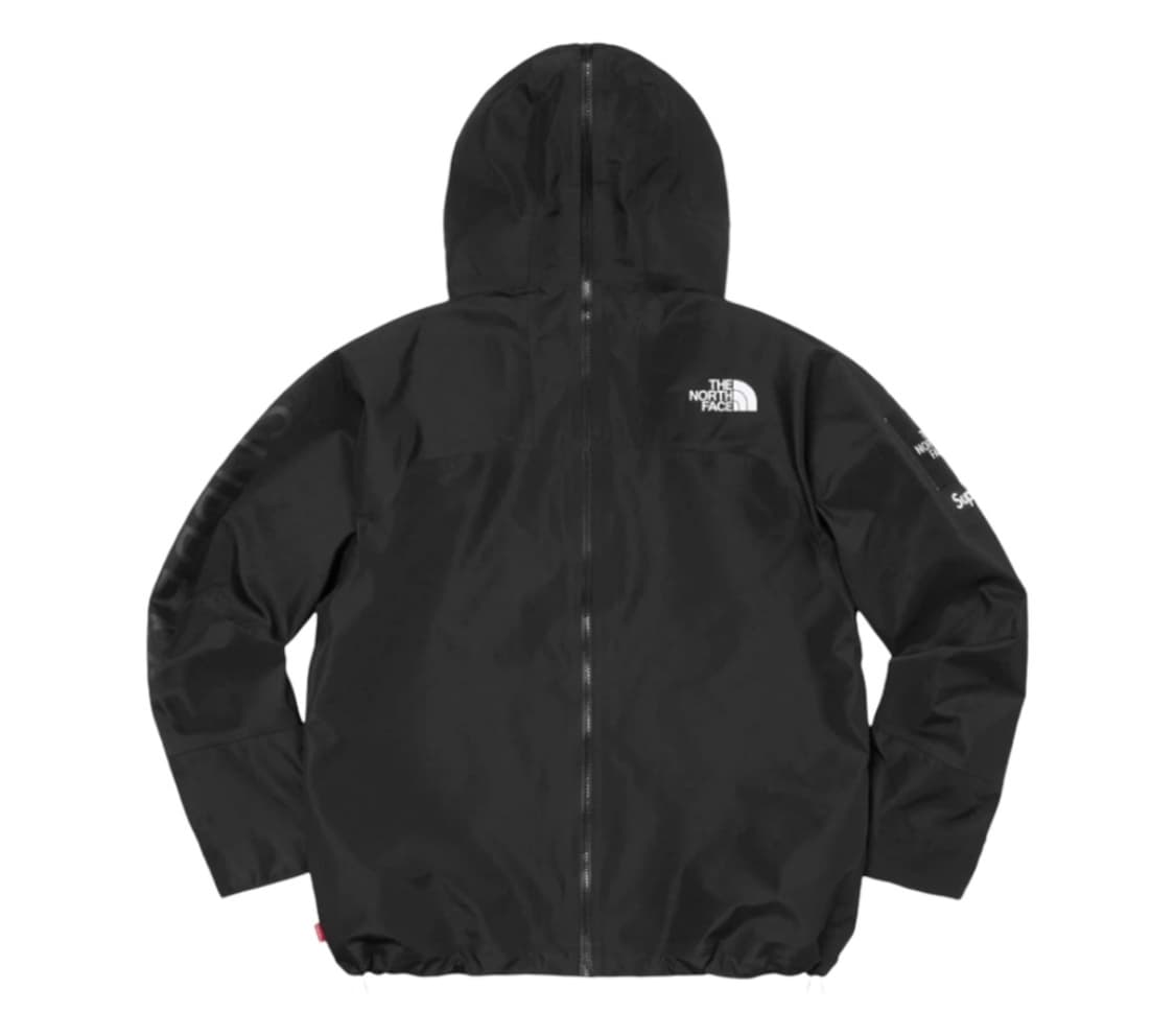 M) 슈프림 x 노스페이스 스플릿 테이프드 심 쉘 자켓 블랙 새상품 상품이미지3