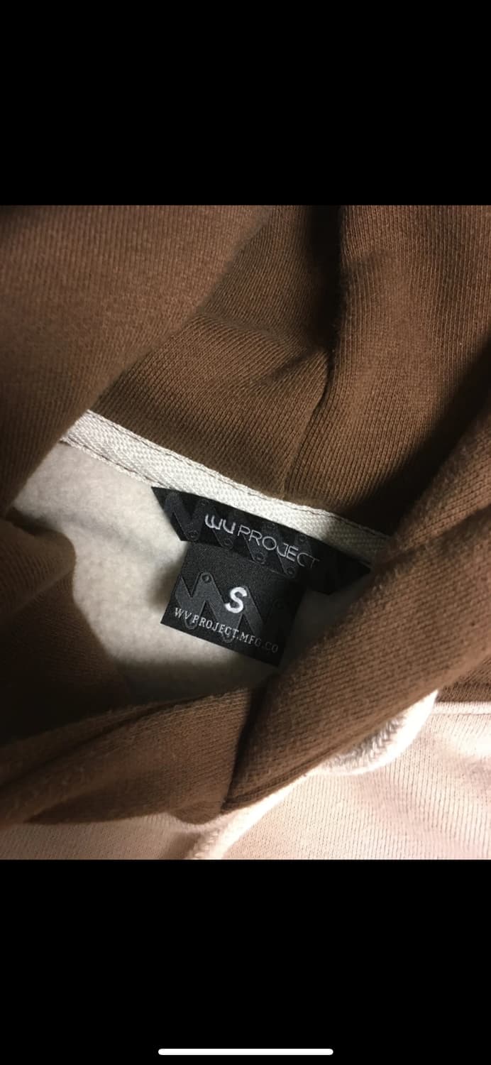 더블유브이프로젝트 후드티 브라운 S 상품이미지4