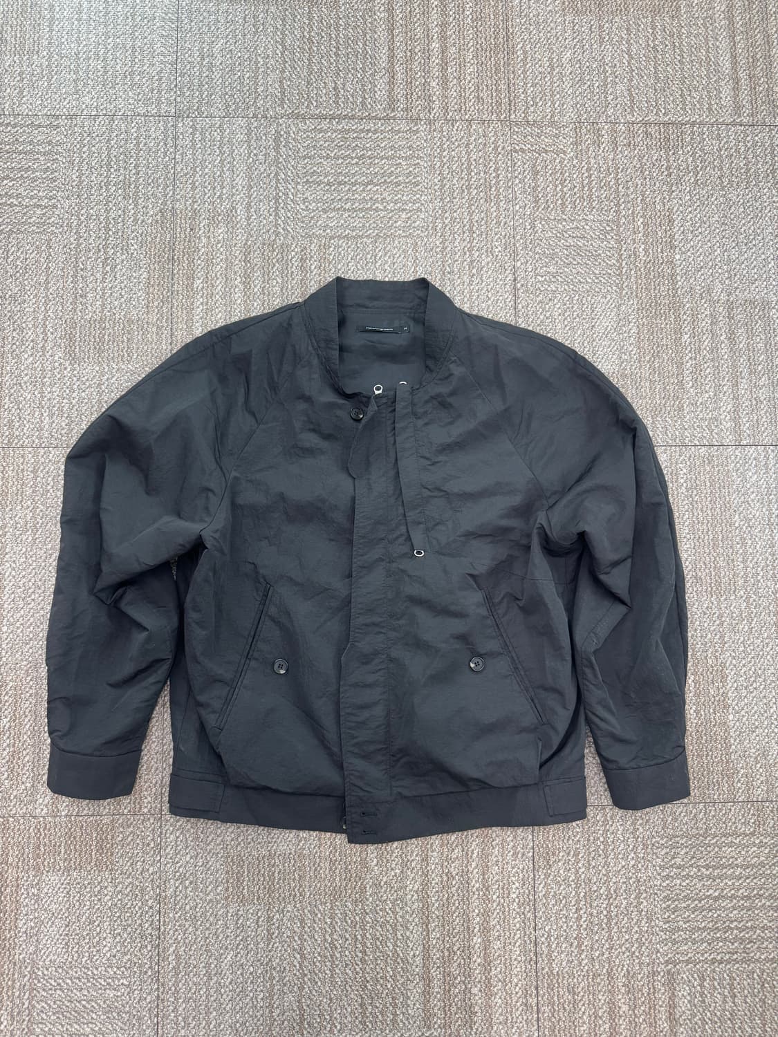 해칭룸 Non Collar Jacket / Black 상품이미지1