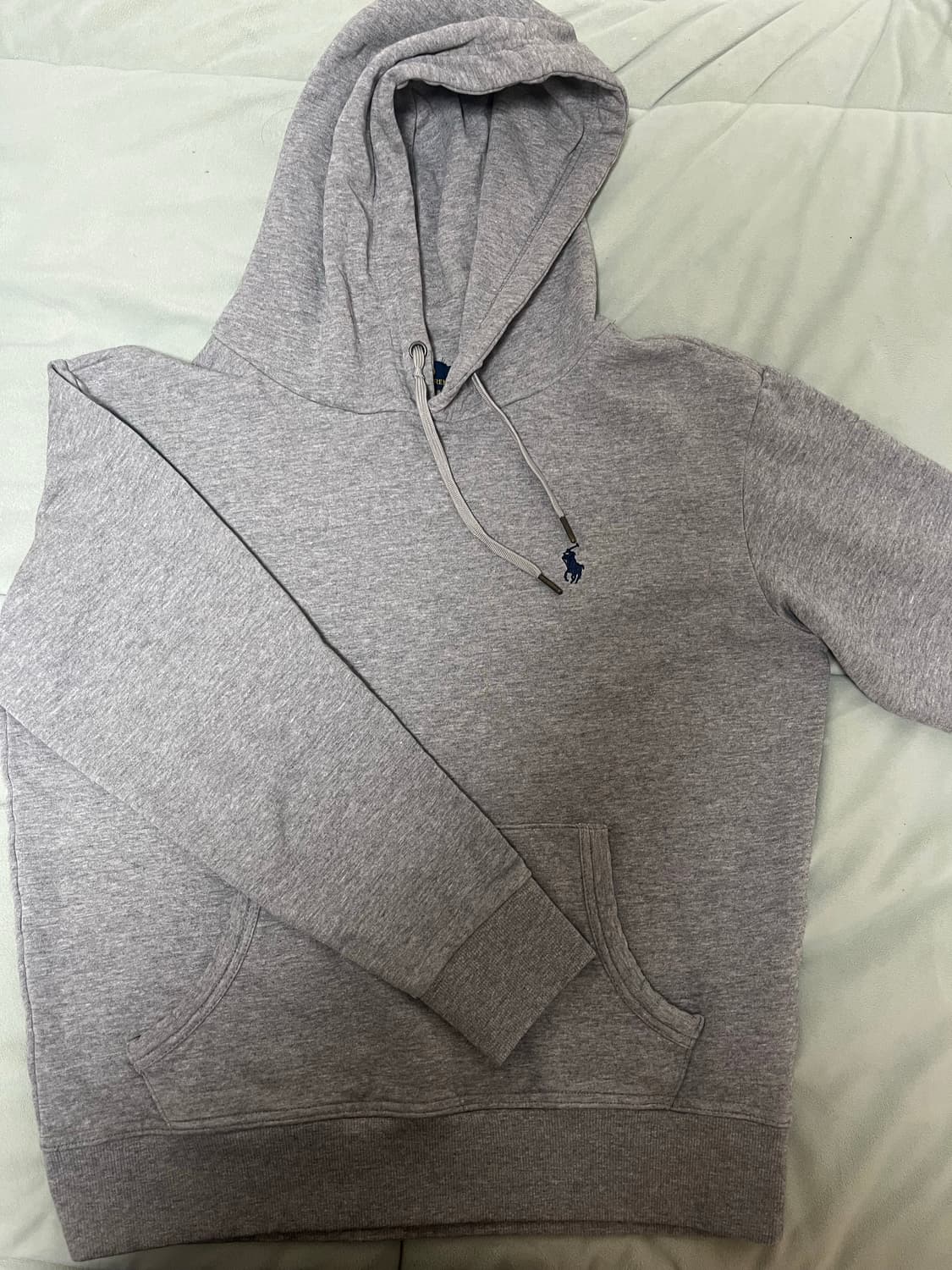폴로 회색 후드티 상품이미지2