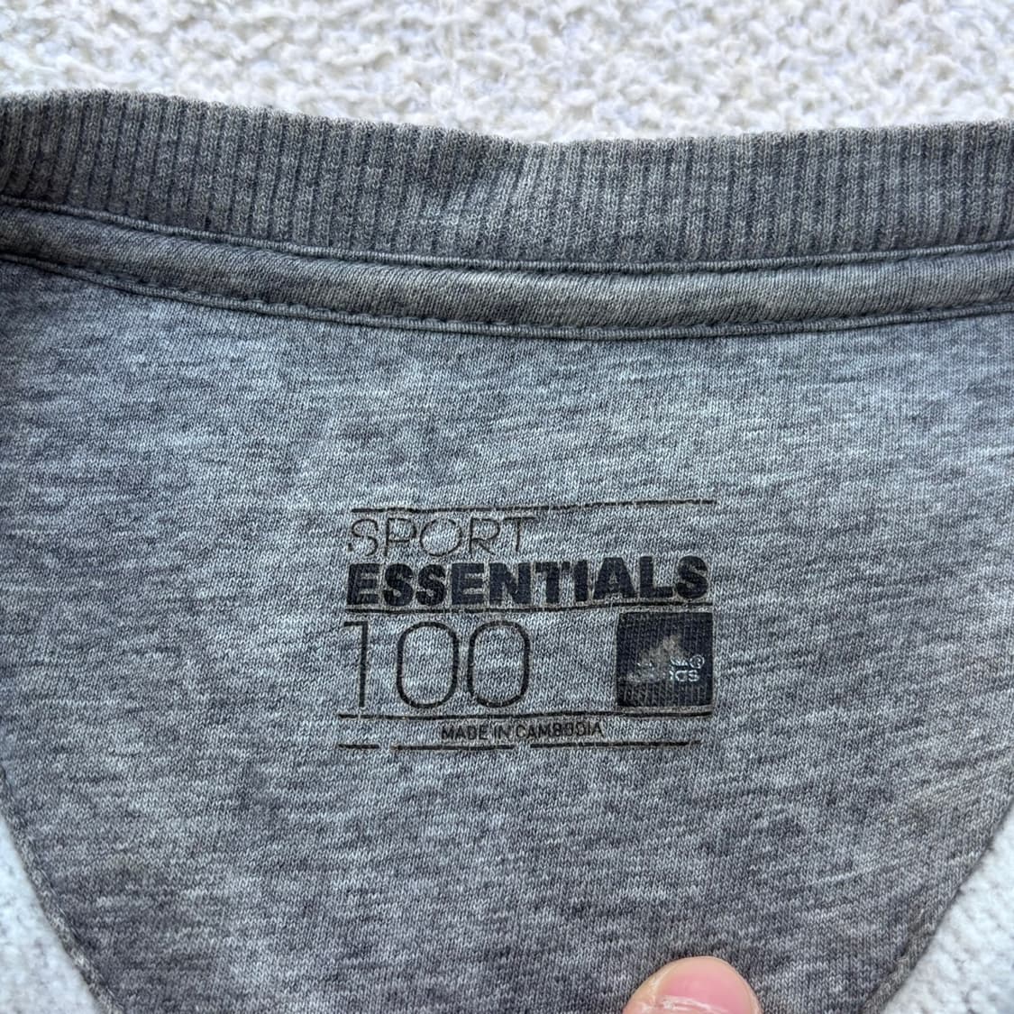 100 아디다스 에센셜 빅 로고 맨투맨 0414E 상품이미지3