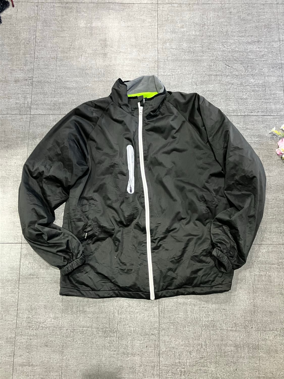 일본빈티지 Hurodaruma 올드스쿨스트릿 윈드스토퍼 블루종푸퍼자켓 상품이미지1