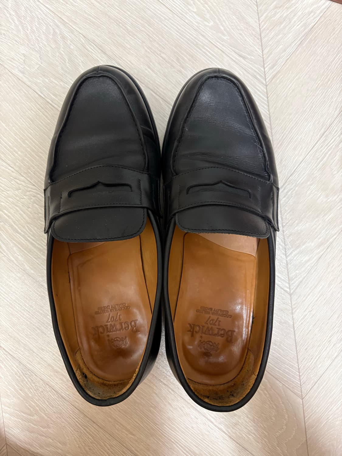 [9(280)] 버윅 4456 로퍼 블랙 상품이미지2