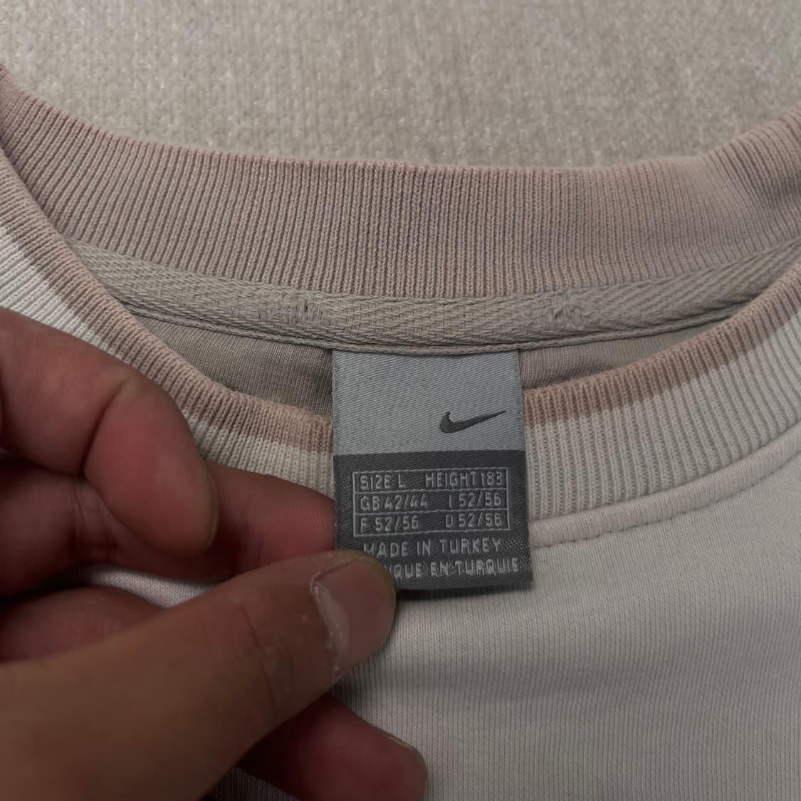 100 나이키 00s 센터 로고 맨투맨 상품이미지3