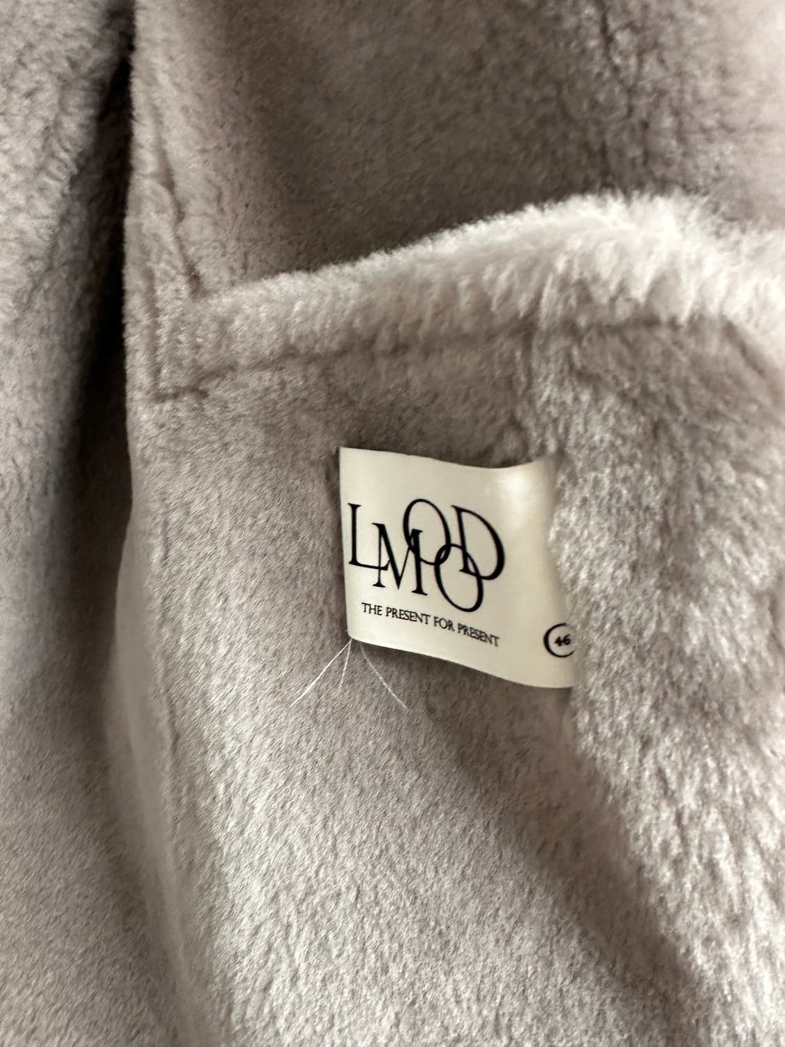 엘무드 바이커 크랙 램스킨 시어링 무스탕 블랙 46사이즈 판매 상품이미지5