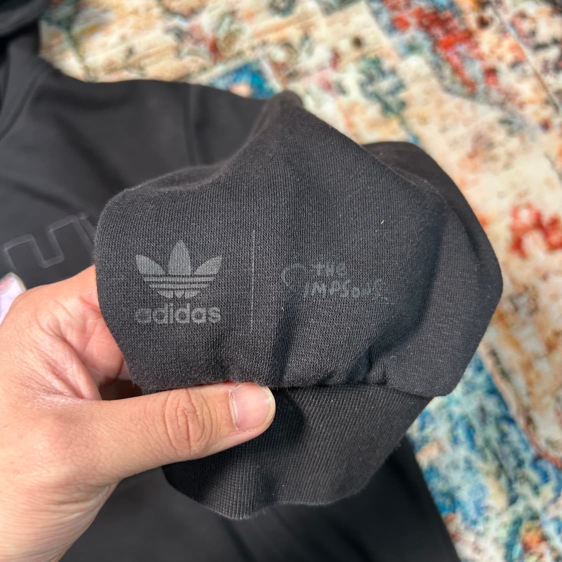 [L] 아디다스X심슨 D’oh 프린팅 후드티 상품이미지3