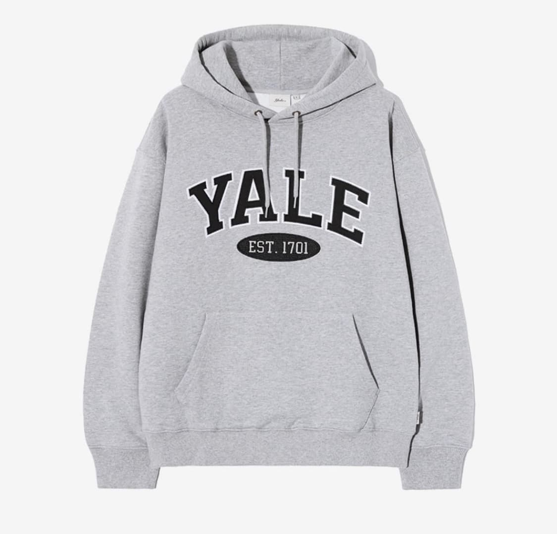 예일 투톤 아치 후드티 M 상품이미지1