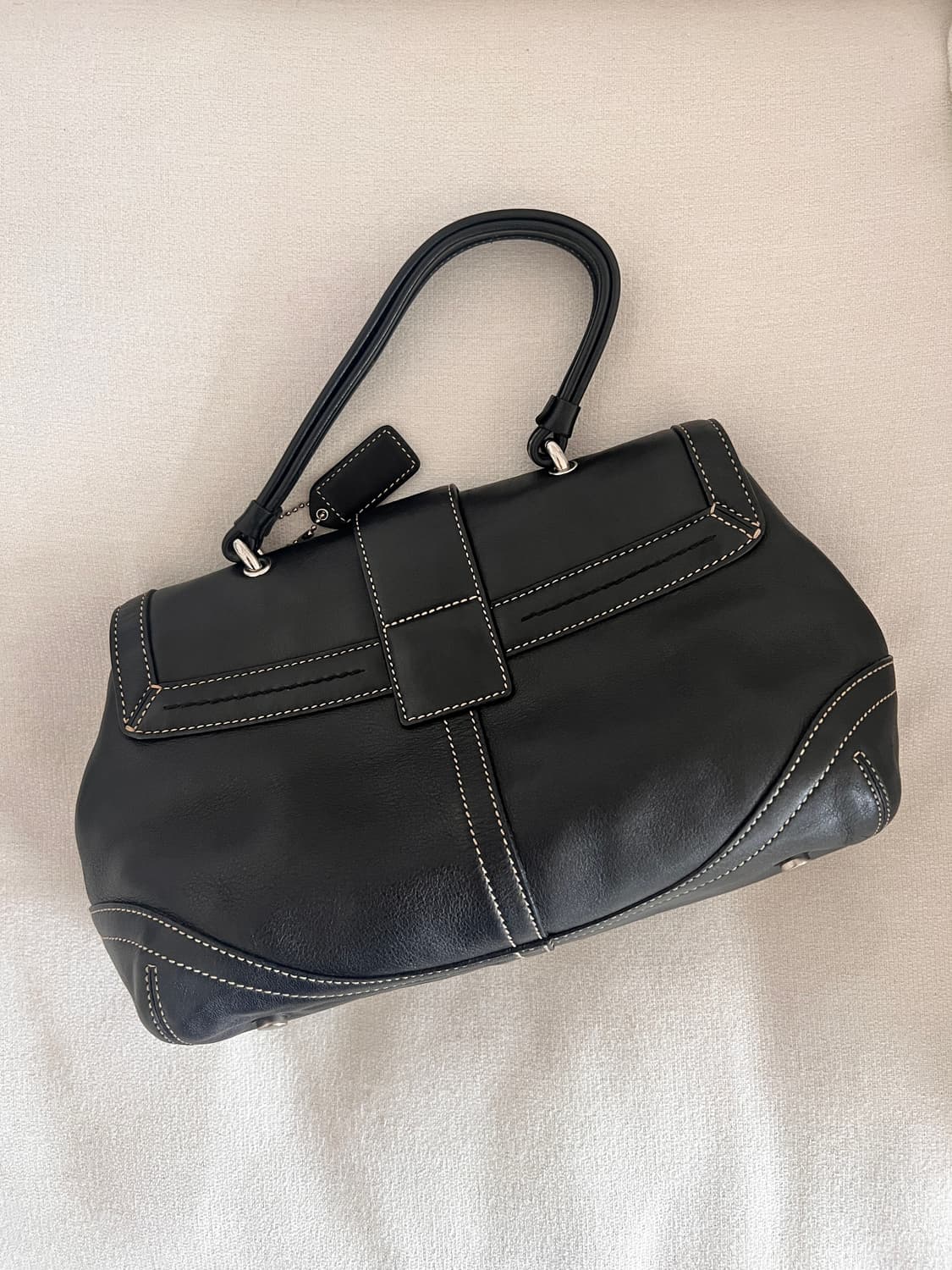 빈티지 코치 소호 버클 플랩 백 9743 상품이미지9