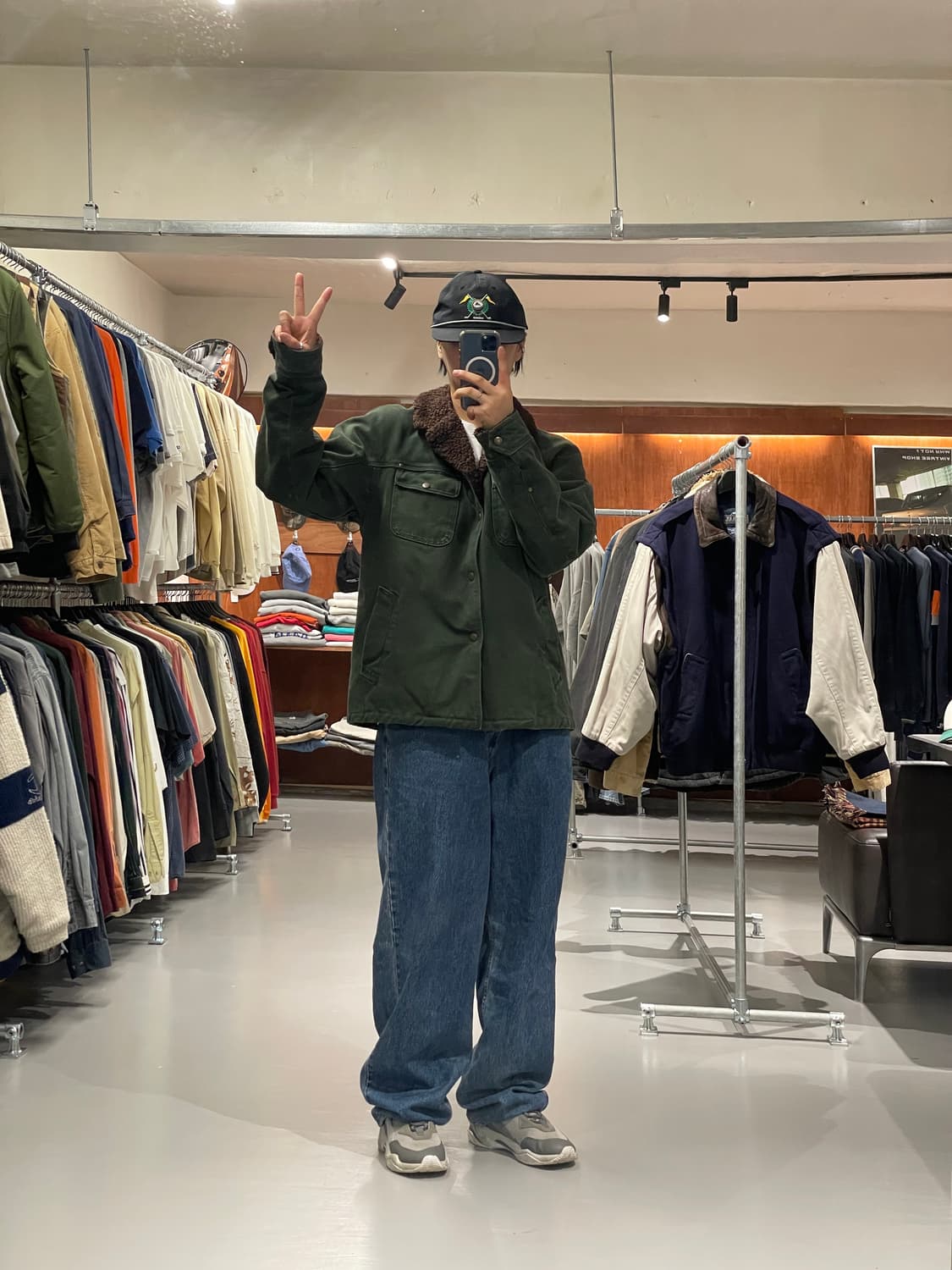 빈티지 쉐르파 워크 자켓  상품이미지3