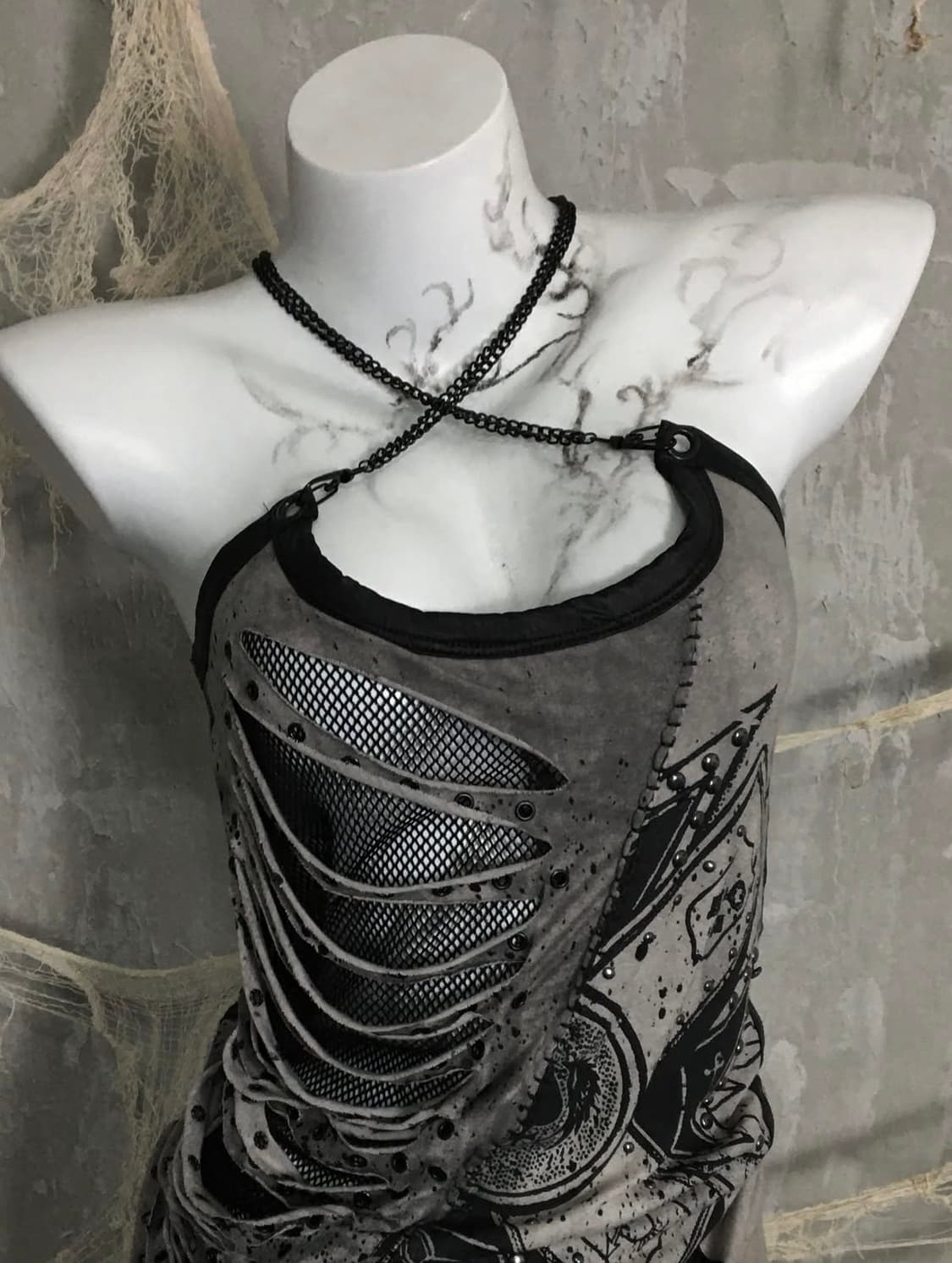 Salvage Chain Detail Onepiece 상품이미지5
