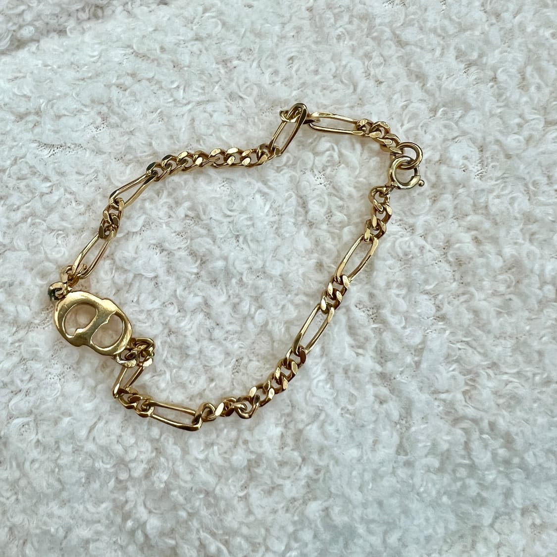 CD로고 금장 체인 팔찌 상품이미지3