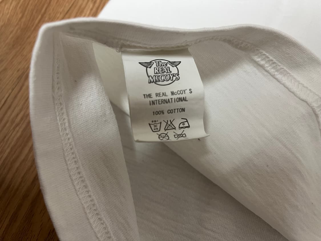 The Real McCoy’s 리얼 맥코이 반팔 티셔츠 Sz.38 상품이미지8