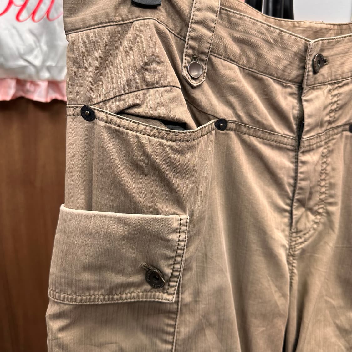 Beige Cargo Capri Pants  상품이미지6