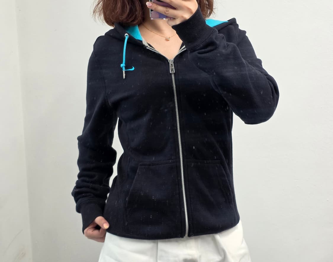 [프립]L/나이키 후드 집업 블랙 상품이미지1