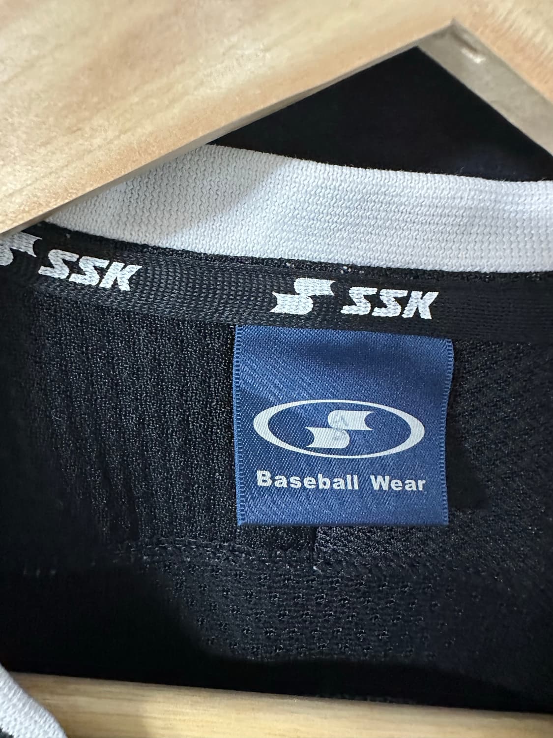 SSK 일본제 KORYO 기능성 야구 반팔 유니폼 저지 블랙XL 상품이미지3