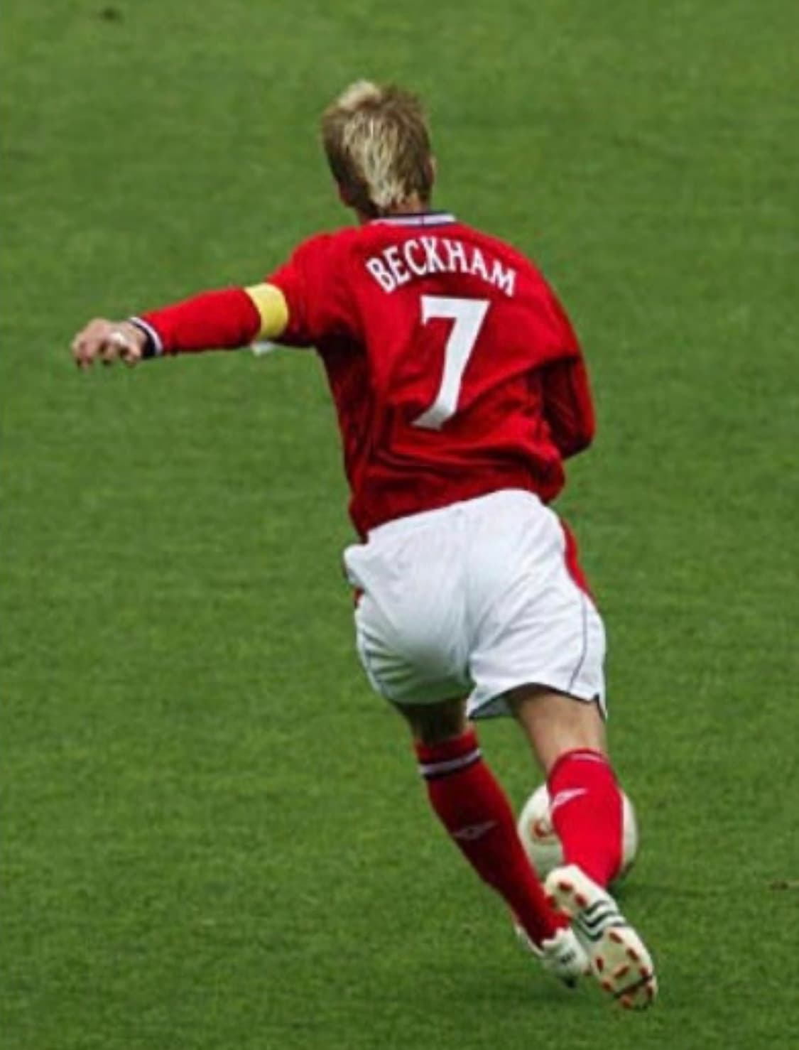 [S] 엄브로 잉글랜드 국대 02-04 어웨이 베컴 마킹 유니폼 상품이미지2