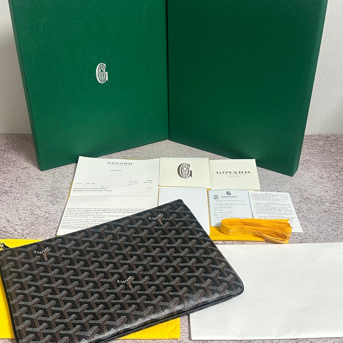 [MM] 고야드 세나 클러치 블랙 상품이미지7