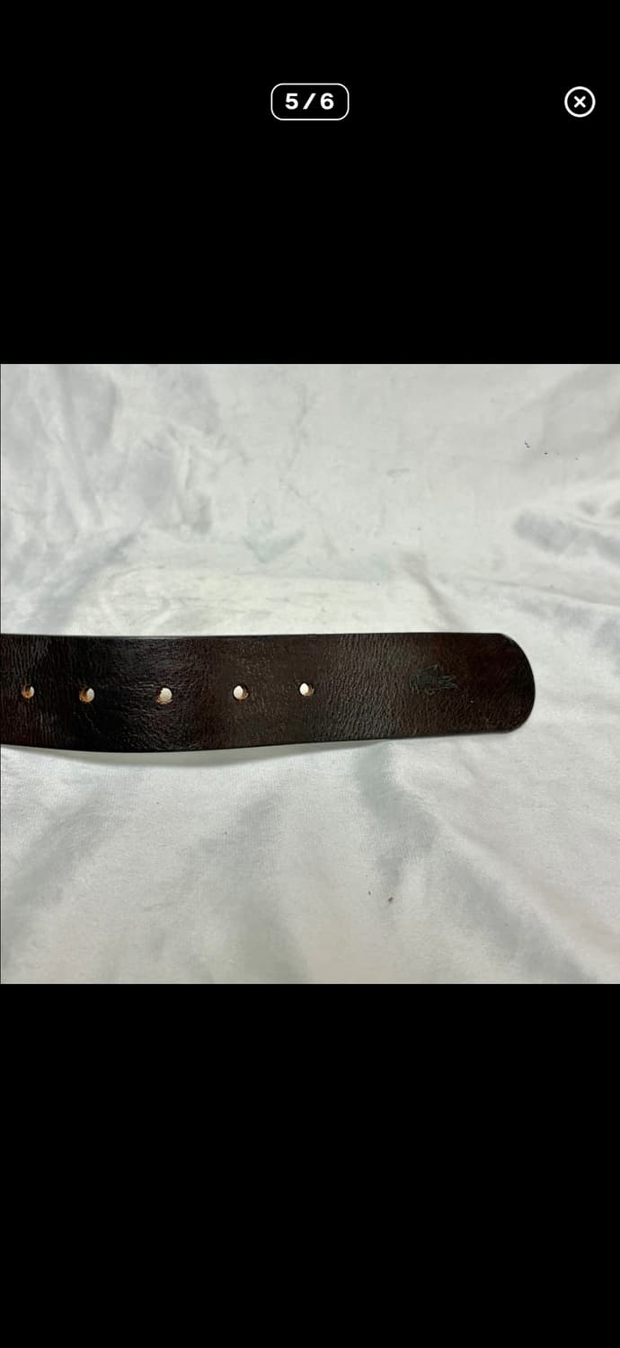 라코스테 롤러 버클 리얼 레더 벨트 상품이미지5