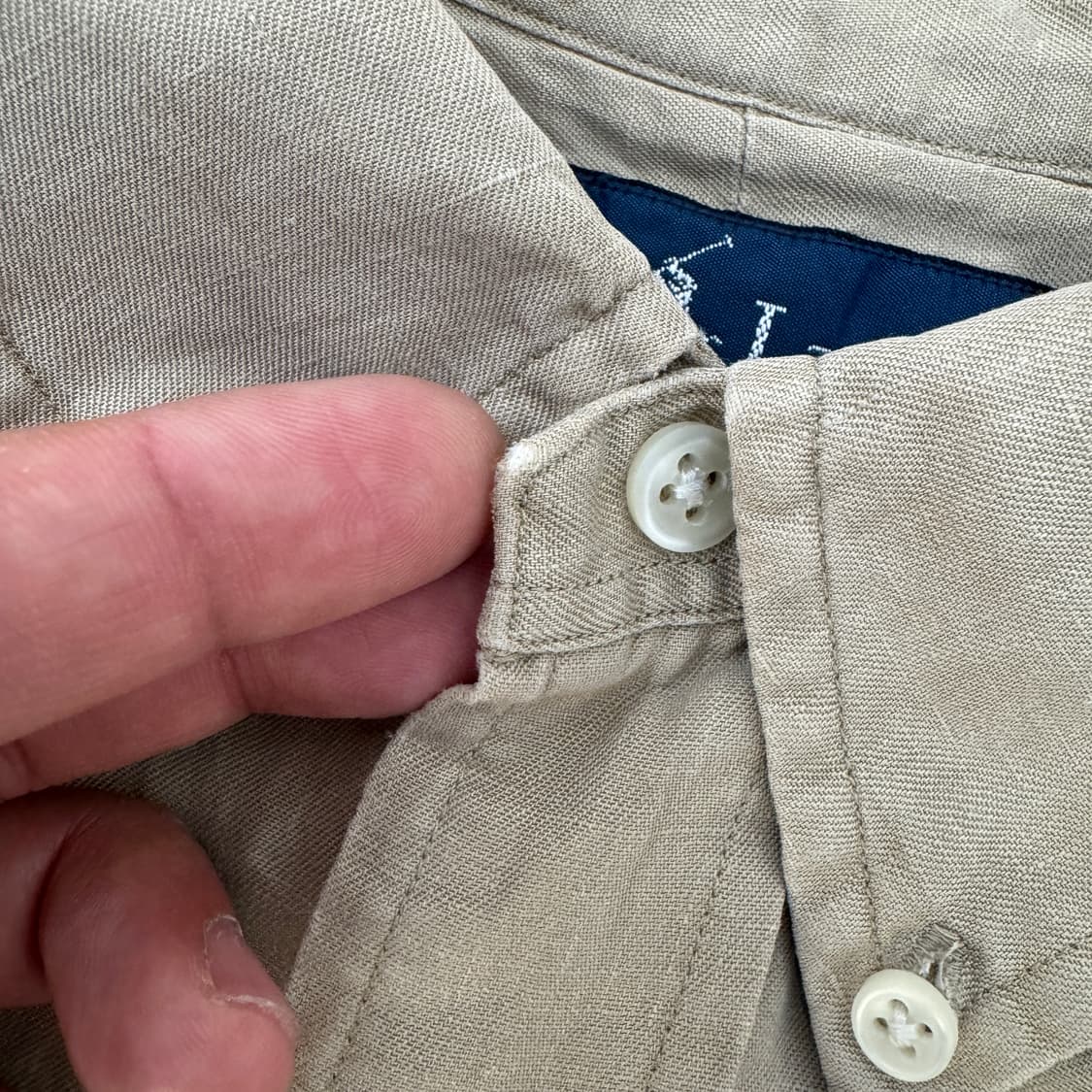 2XL 폴로 랄프로렌 린넨 반팔 남방 셔츠  상품이미지4