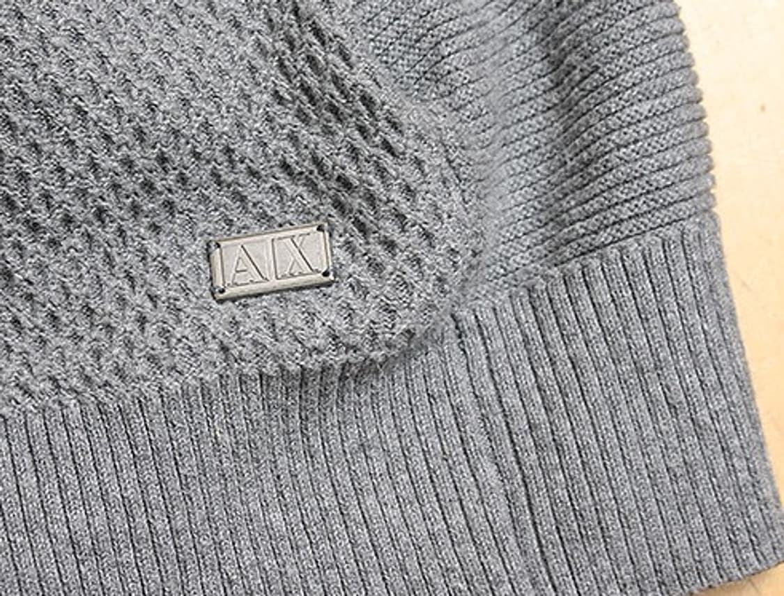 알마니 익스체인지  면니트 반집 XXL 상품이미지3