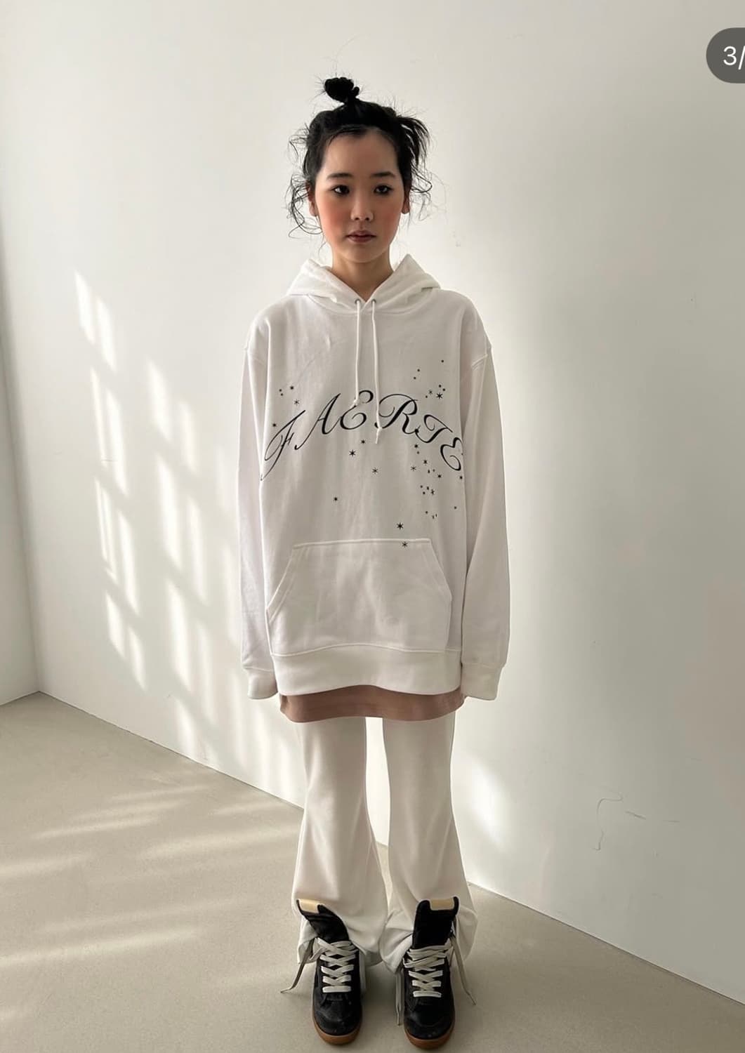 샵페어리 shop faerie 화이트 후드 (실착 사진 o) 상품이미지1