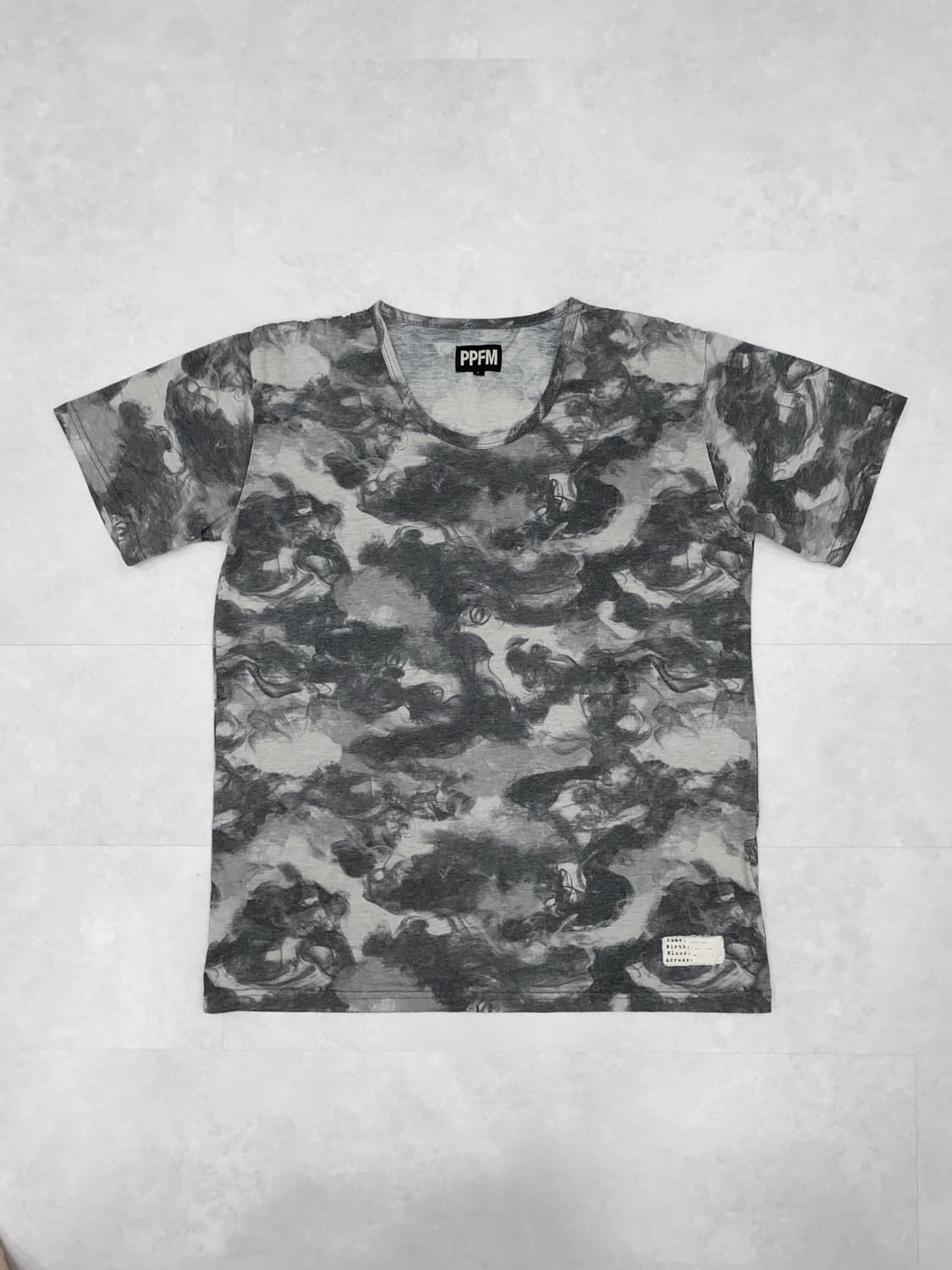 Smoke Pattern T-shirt 상품이미지4