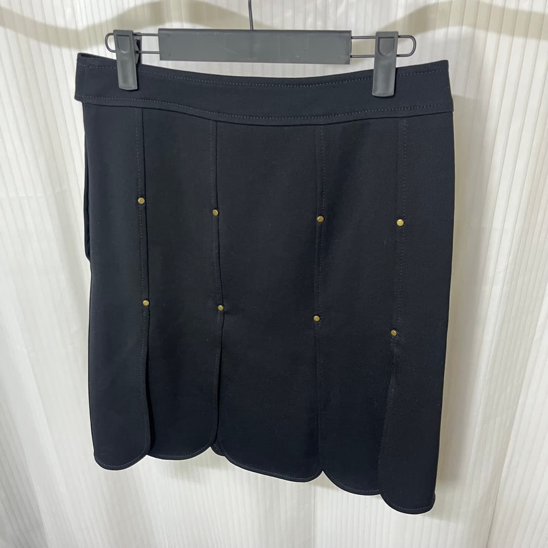 [38] 레드 발렌티노 스터드 슬릿 스커트  상품이미지2