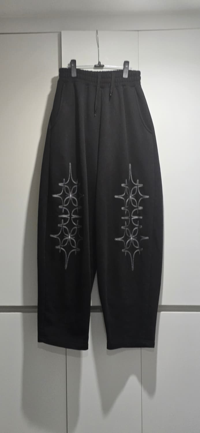 가까이 유니언즈 더블 포스타 벌룬 팬츠 블랙 s 상품이미지2