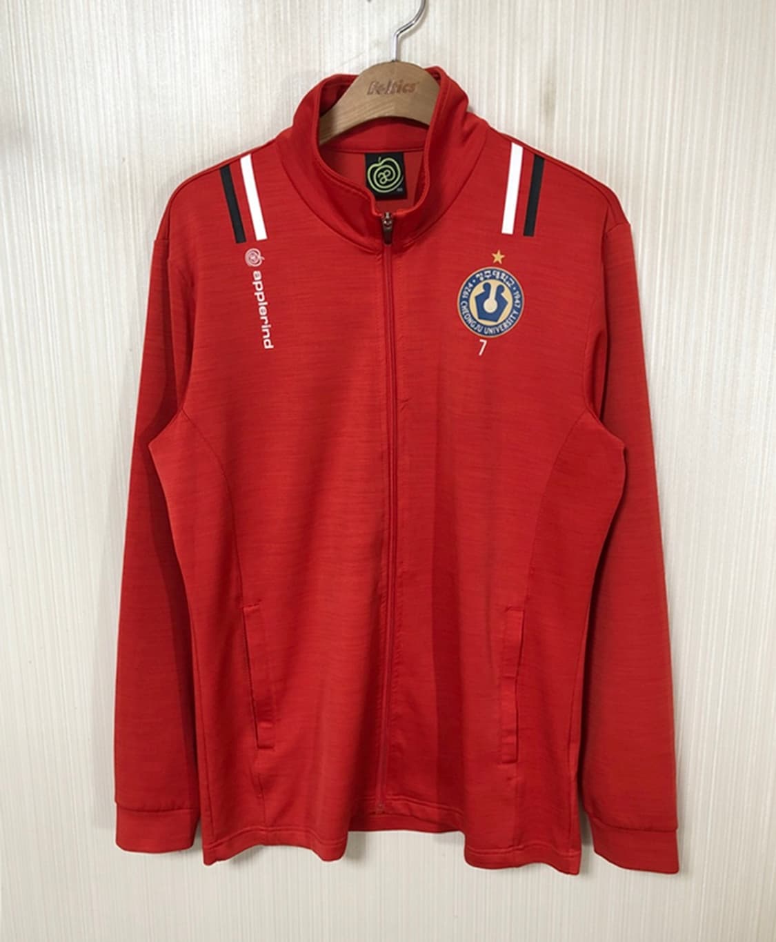 애플라인드 청주대학교 축구부 선수실착 트레이닝자켓/트랙슈트 100 #7 상품이미지1