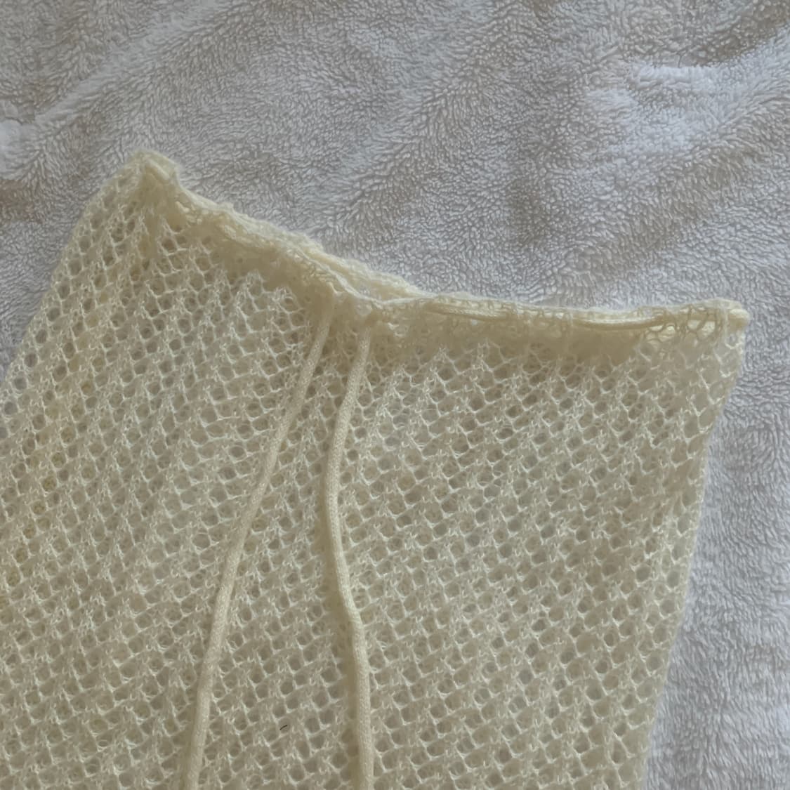 크로셰 니트 레이어드 스커트 상품이미지3