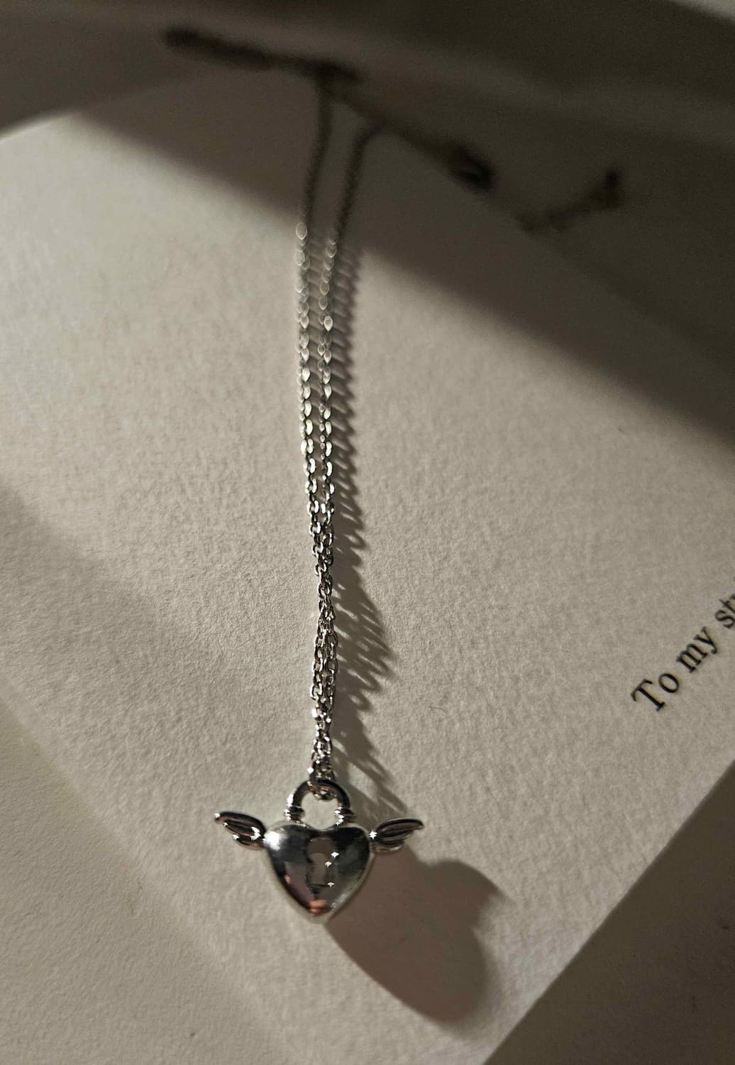 Heart lock pendent necklace 상품이미지1