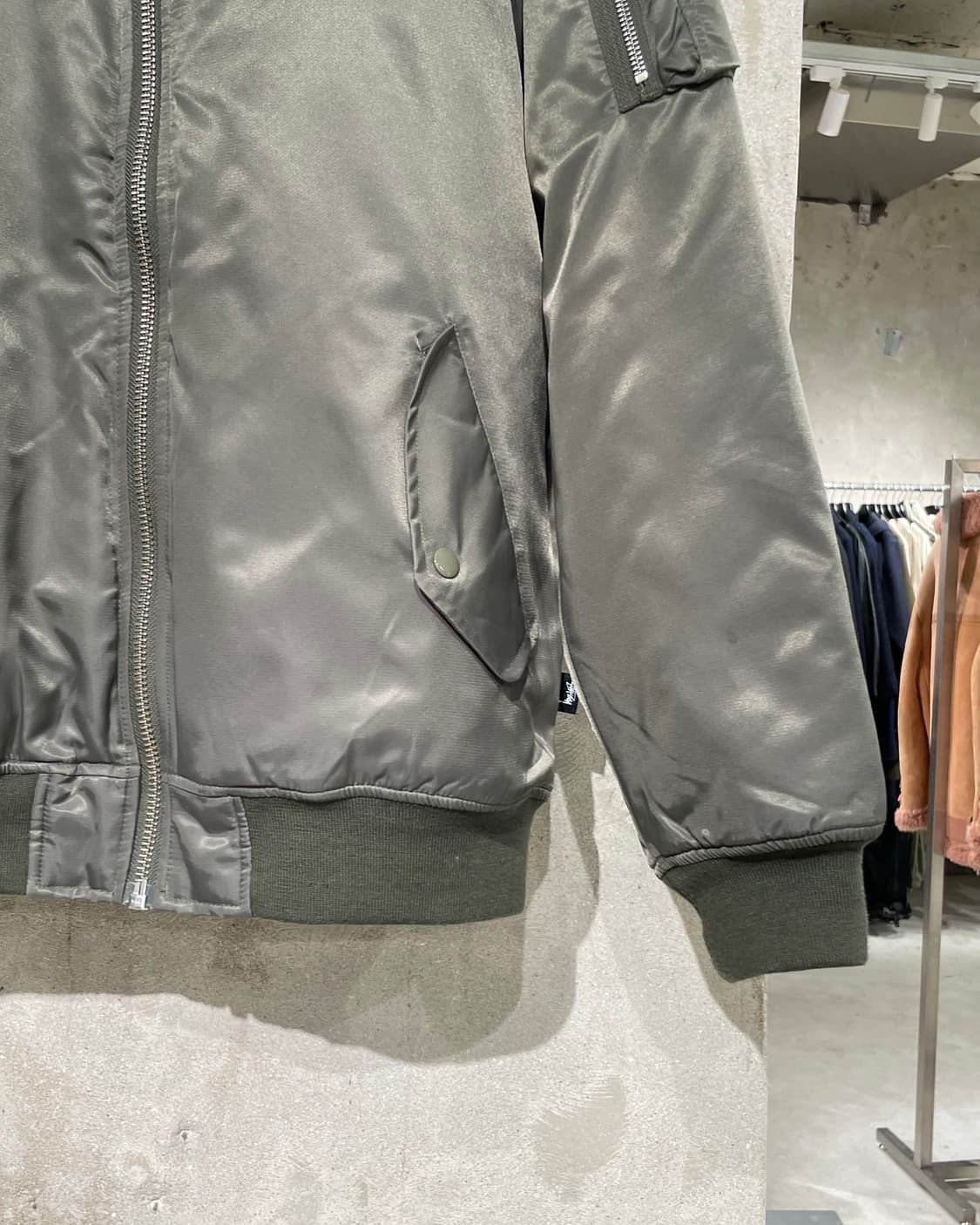 스투시 올리브 ma-1 나일론 봄버 자켓 상품이미지5