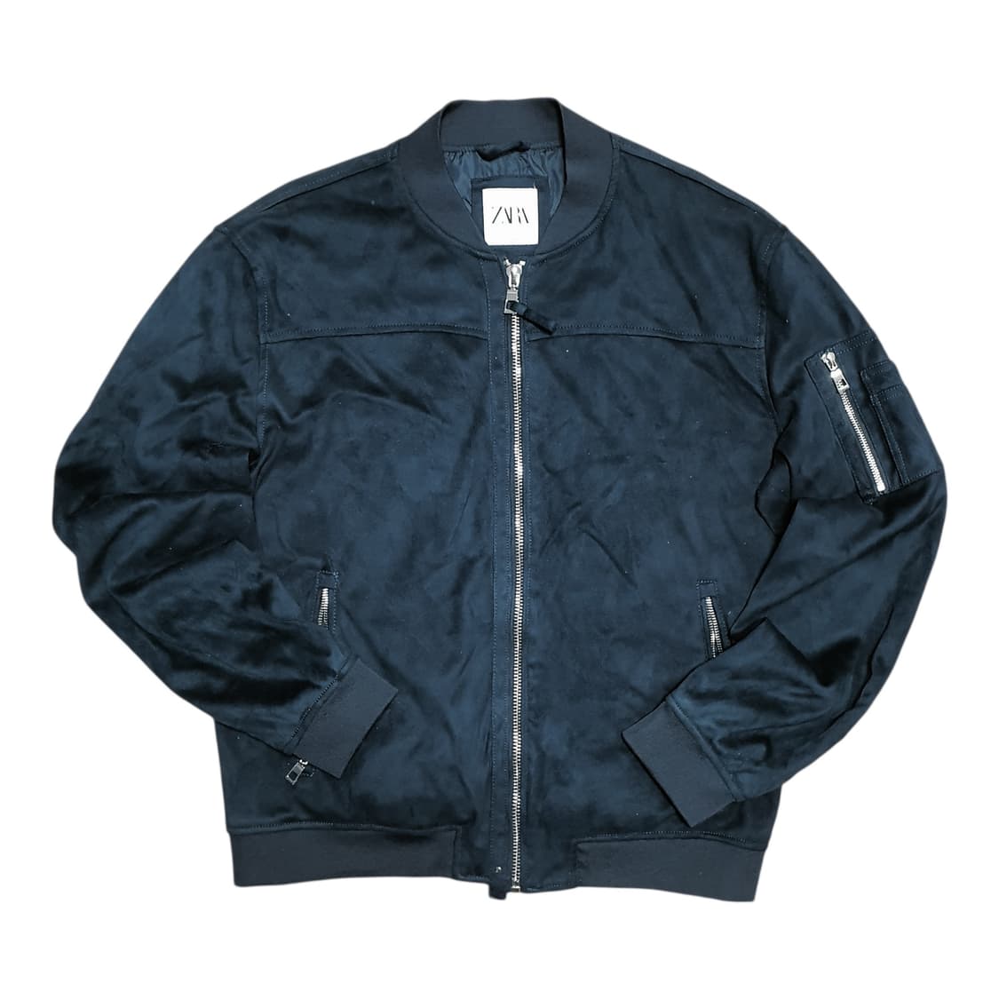 ✨ (바배) 자라 스웨이드 블루종 자켓  상품이미지1