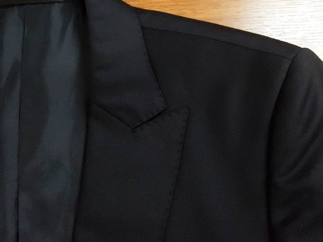 솔리드옴므 남성 피크드 싱글 자켓 블랙 M 상품이미지4