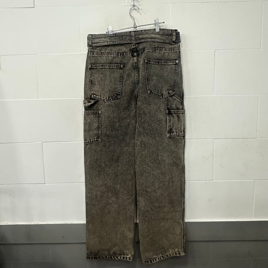 앤더슨벨 벨티드 카펜터 데님팬츠 상품이미지7