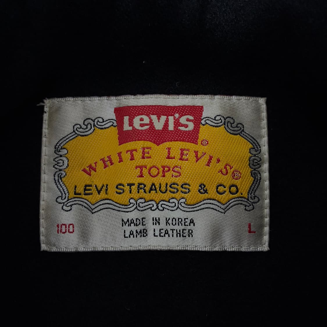 Levi's 리바이스 90‘s 1세대 브라운 쉽스킨 레더 자켓 상품이미지6