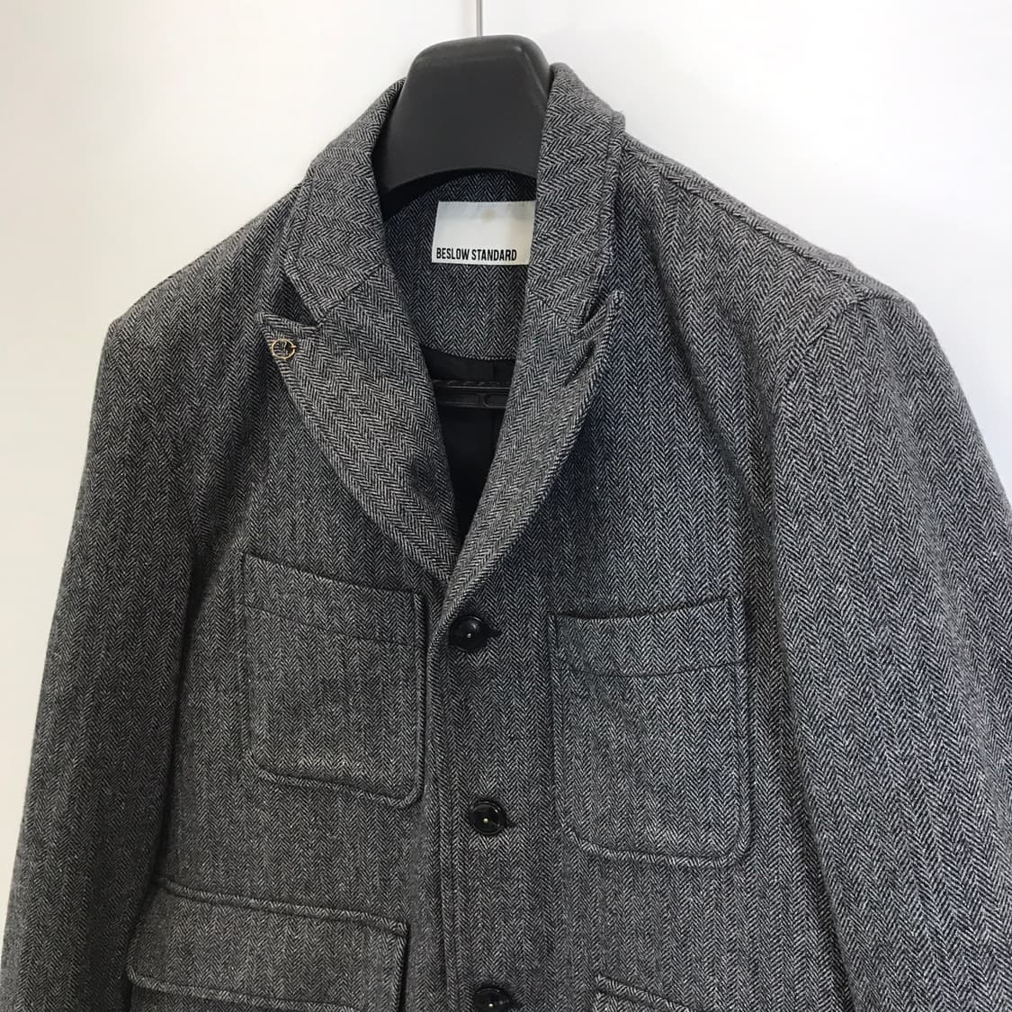 비슬로우스탠다드 유틸리티 울 해링본자켓 [M] 상품이미지2
