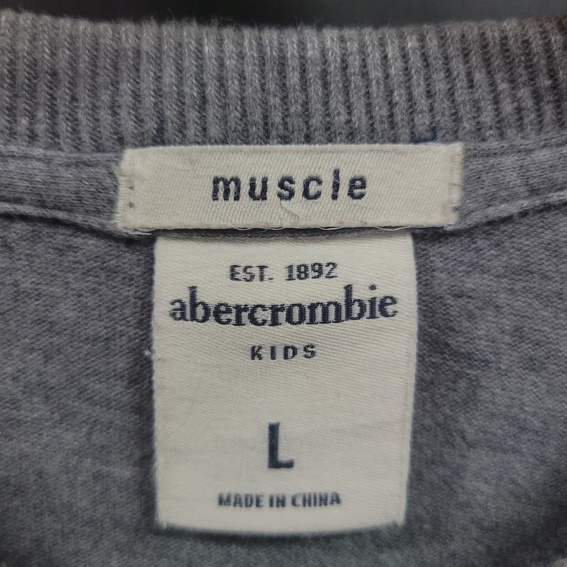 Abercrombie 아베크롬비 빈티지 빅로고 패치 셔츠  상품이미지5