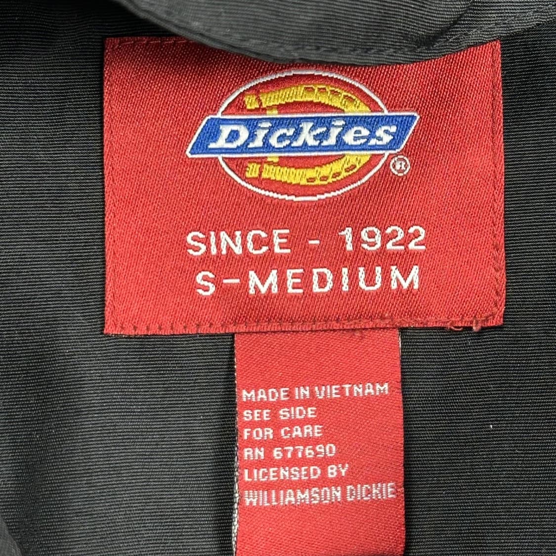 디키즈 오리지널 블랙 바람막이 자켓 (M) 상품이미지5