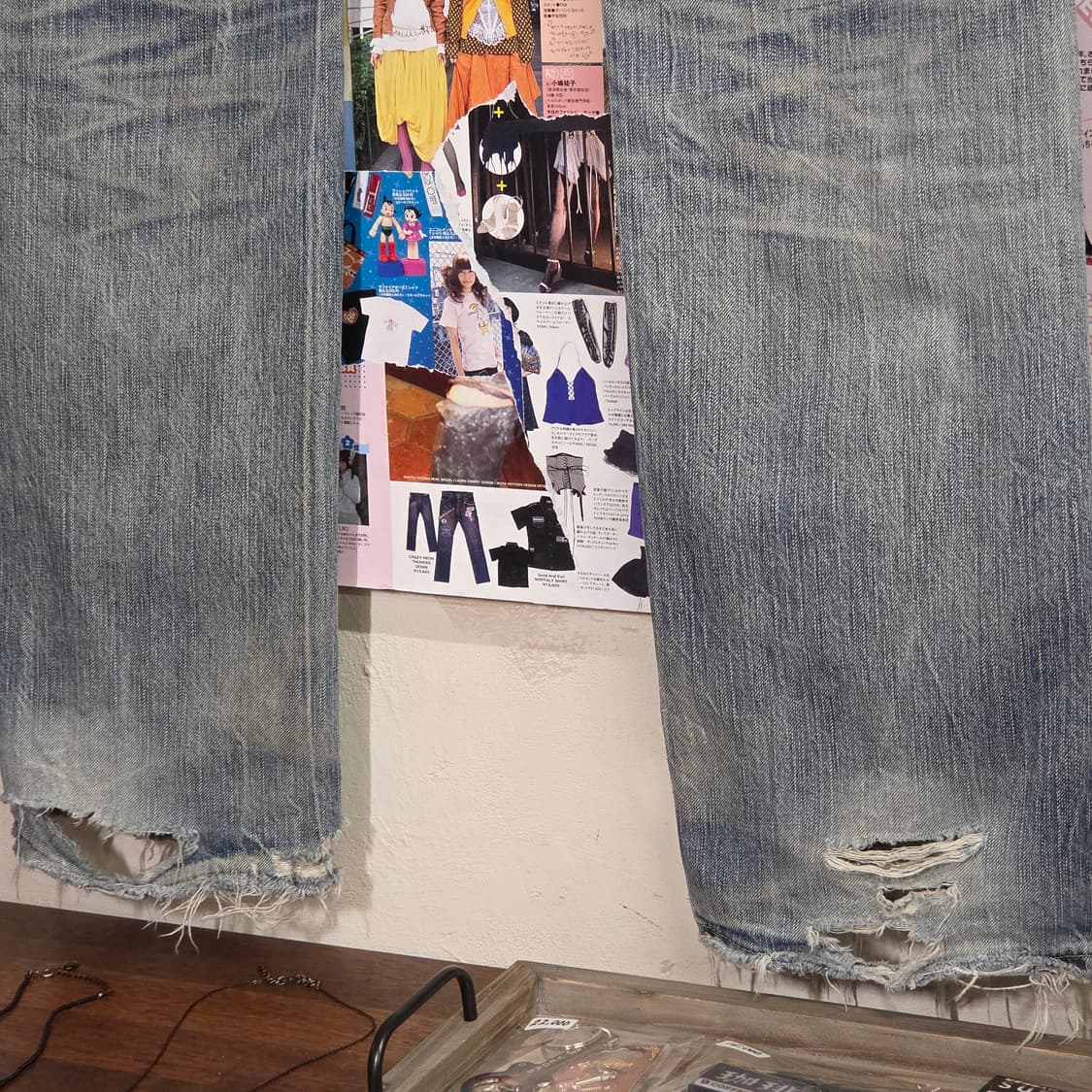 에드윈 JPN 503 블루트립 디스 데미지 데님 팬츠 상품이미지4