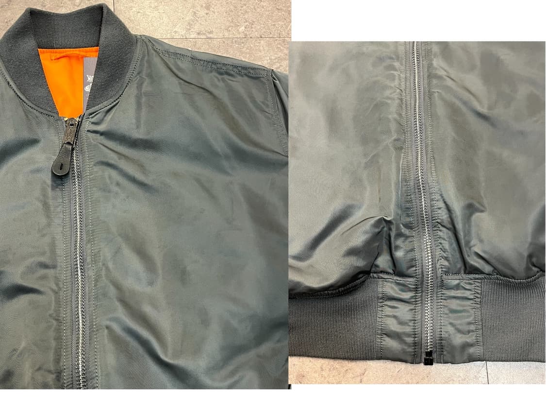 알파인더스트리 ma1 리버시블 항공점퍼 카키 XL #csz1993 상품이미지5