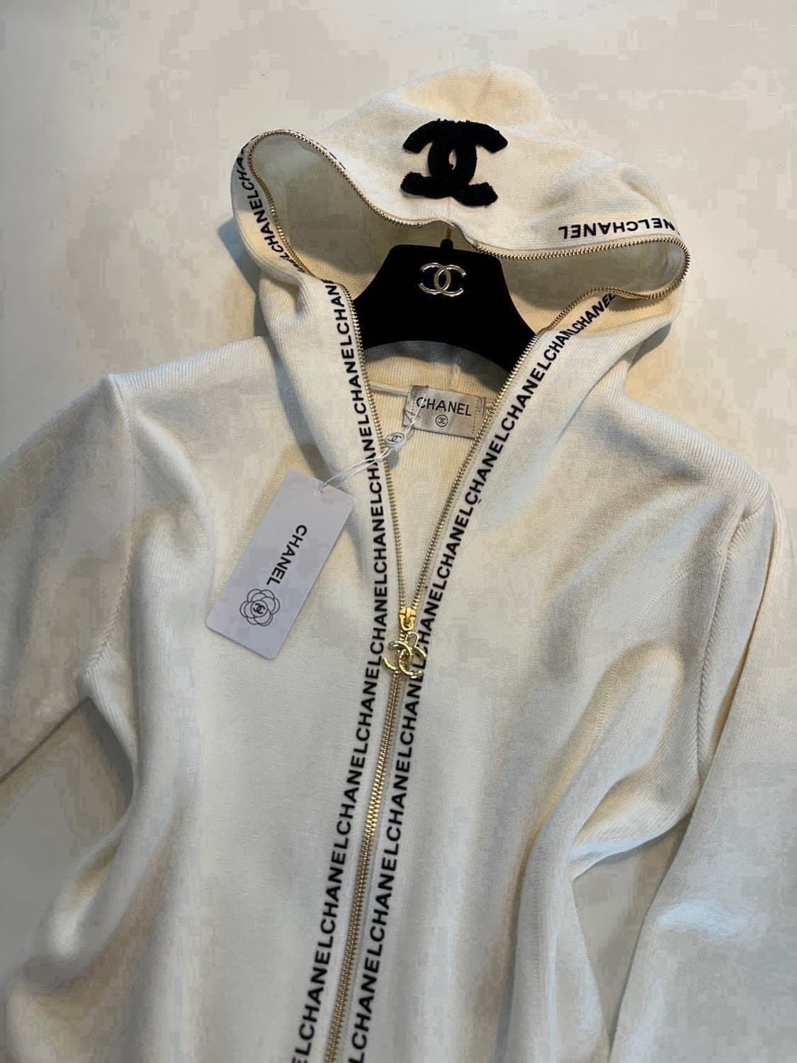 (새상품)샤넬니트집업 상품이미지6